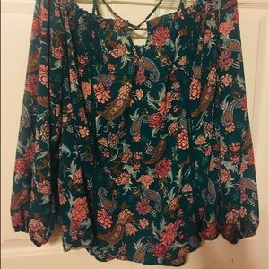 Off the shoulder blouse